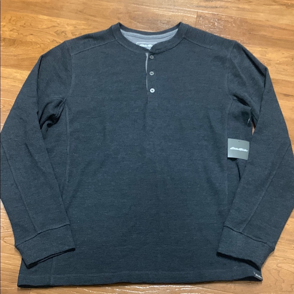 NWT Eddie Bauer Thermal Henley Shirt